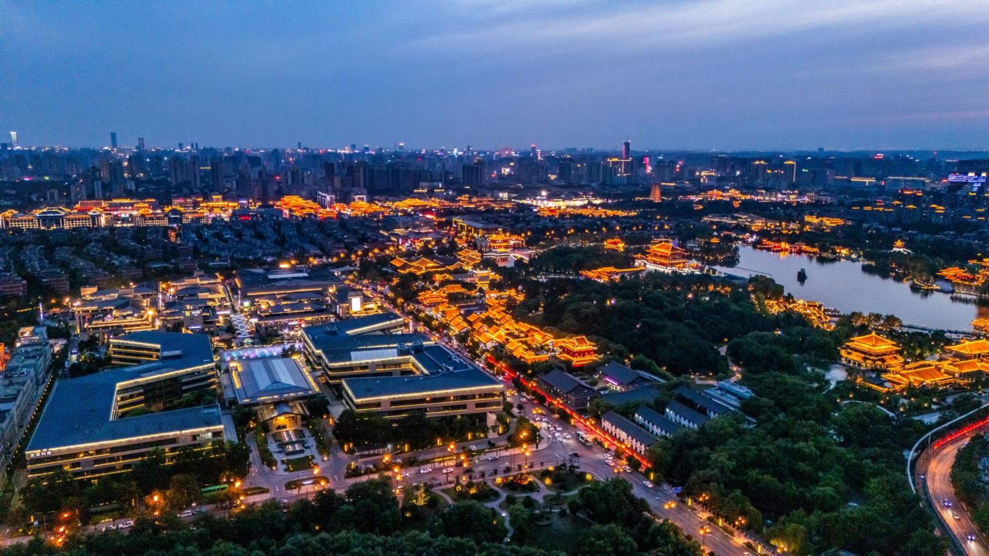 Gran Melia Xi'An Hotel Сиан Екстериор снимка