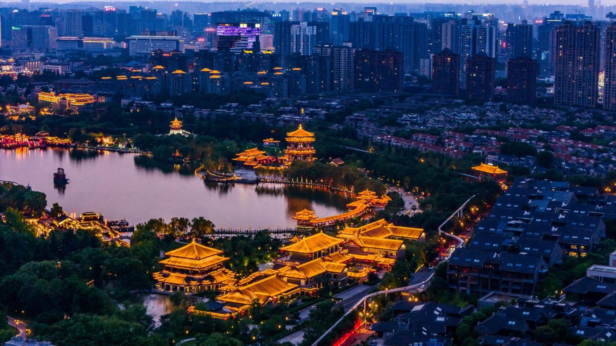 Gran Melia Xi'An Hotel Сиан Екстериор снимка