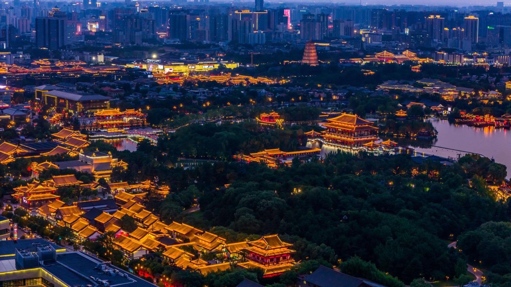 Gran Melia Xi'An Hotel Сиан Екстериор снимка