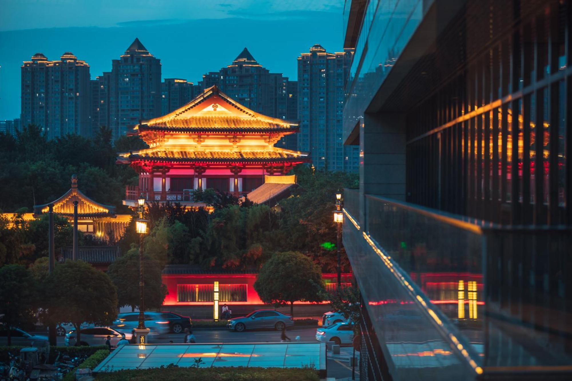 Gran Melia Xi'An Hotel Сиан Екстериор снимка